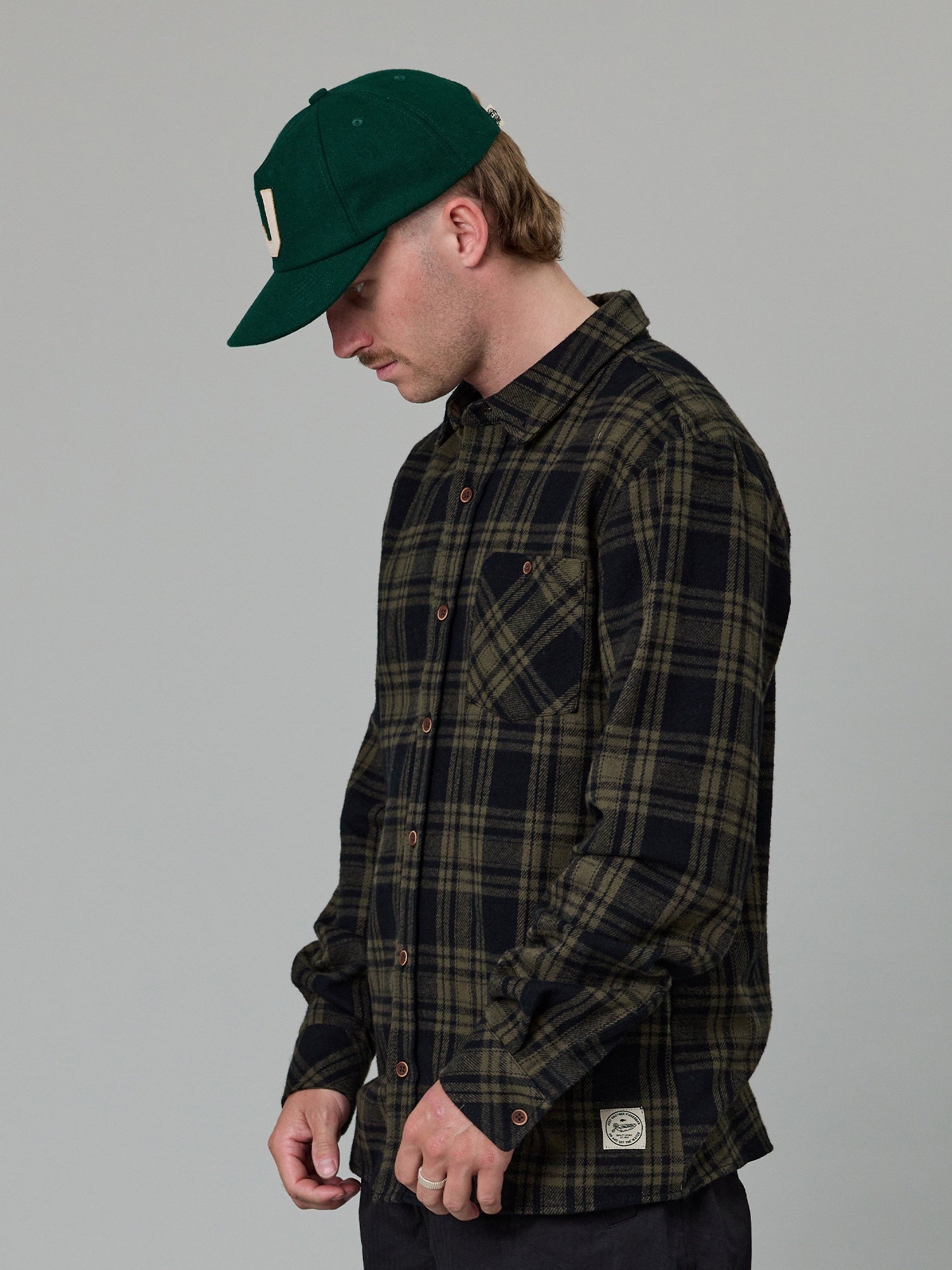 Just Another Fisherman Boatyard Shirt Alpine Check