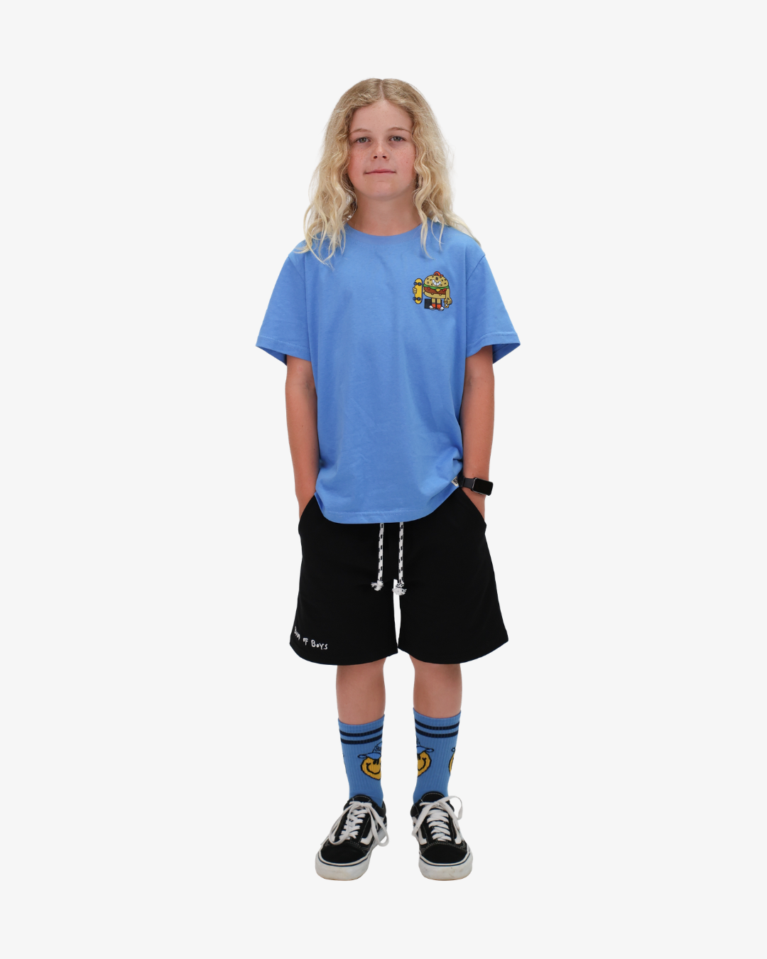 Band of Boys Blue Burger Tee