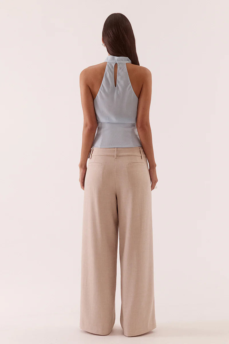Sovere Ada Halter Top Whisper Blue