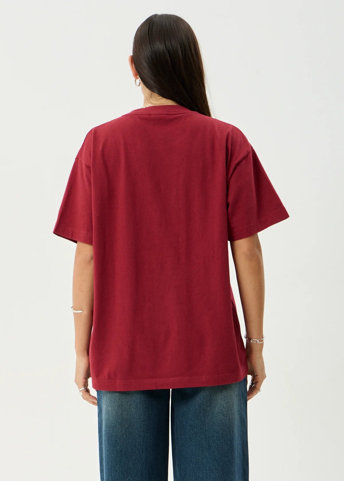 Afends Locket - Oversized Tee - Ketchup