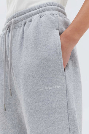 Assembly Rosie Fleece Track Pant Grey Marle