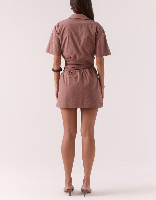 Sovere Atlas Mini Dress Mocha