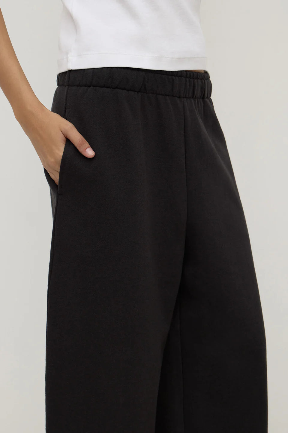 Assembly Brushed Cotton Lounge Pant Black