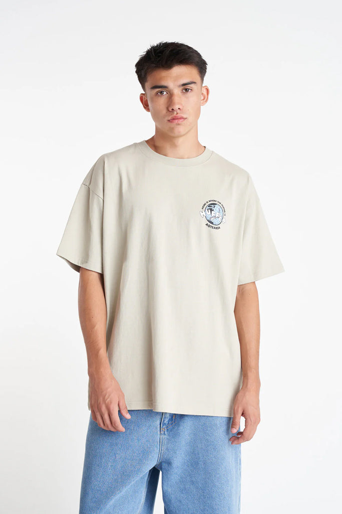 Huffer Block Tee 220/Home Is Moonrock