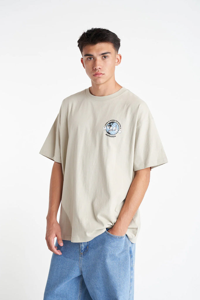 Huffer Block Tee 220/Home Is Moonrock