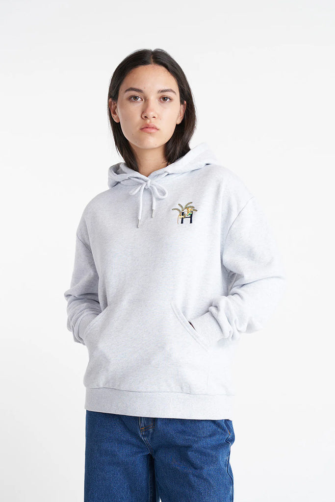 Huffer Slouch Hood 350/Kowhai Silver Marle