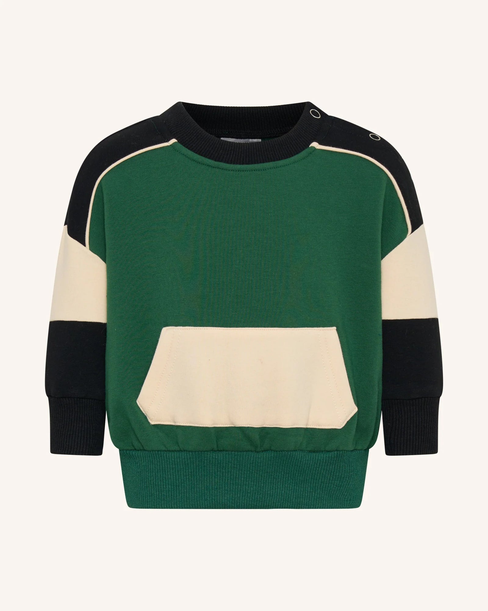 Tiny Tribe Infant Fun Tribe Piping Segment Sweat Top Green