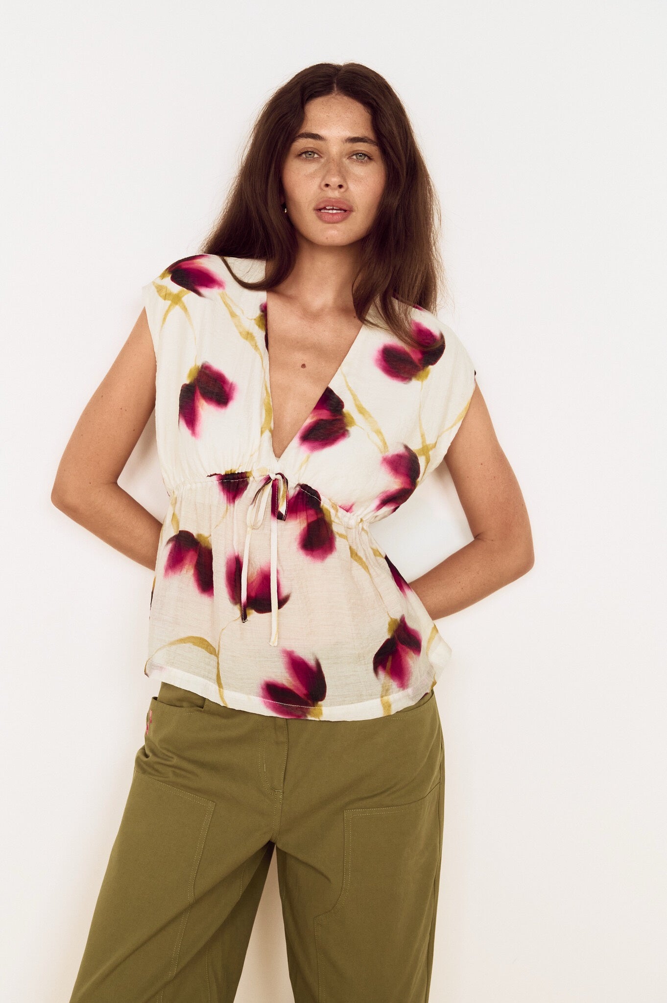 Mink Pink Emery Blouse Floral