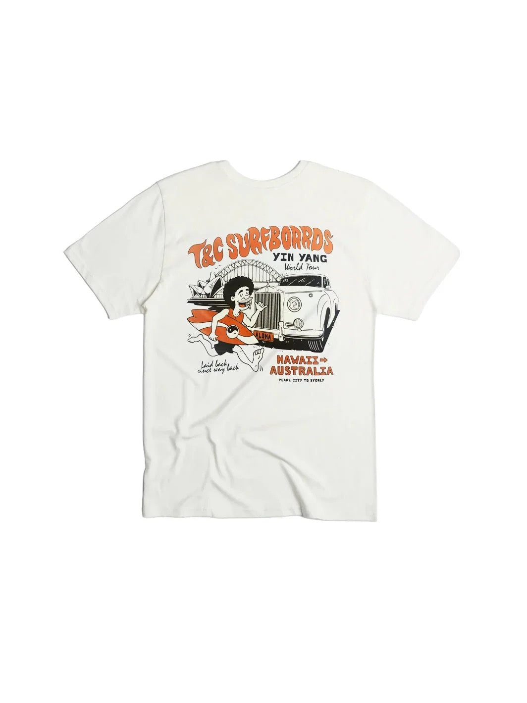 T&C Boys World Tour Tee Natural