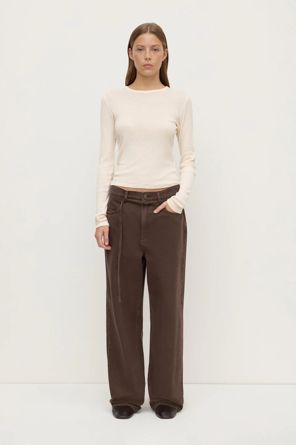 Assembly Loose Fit Jean Ganache