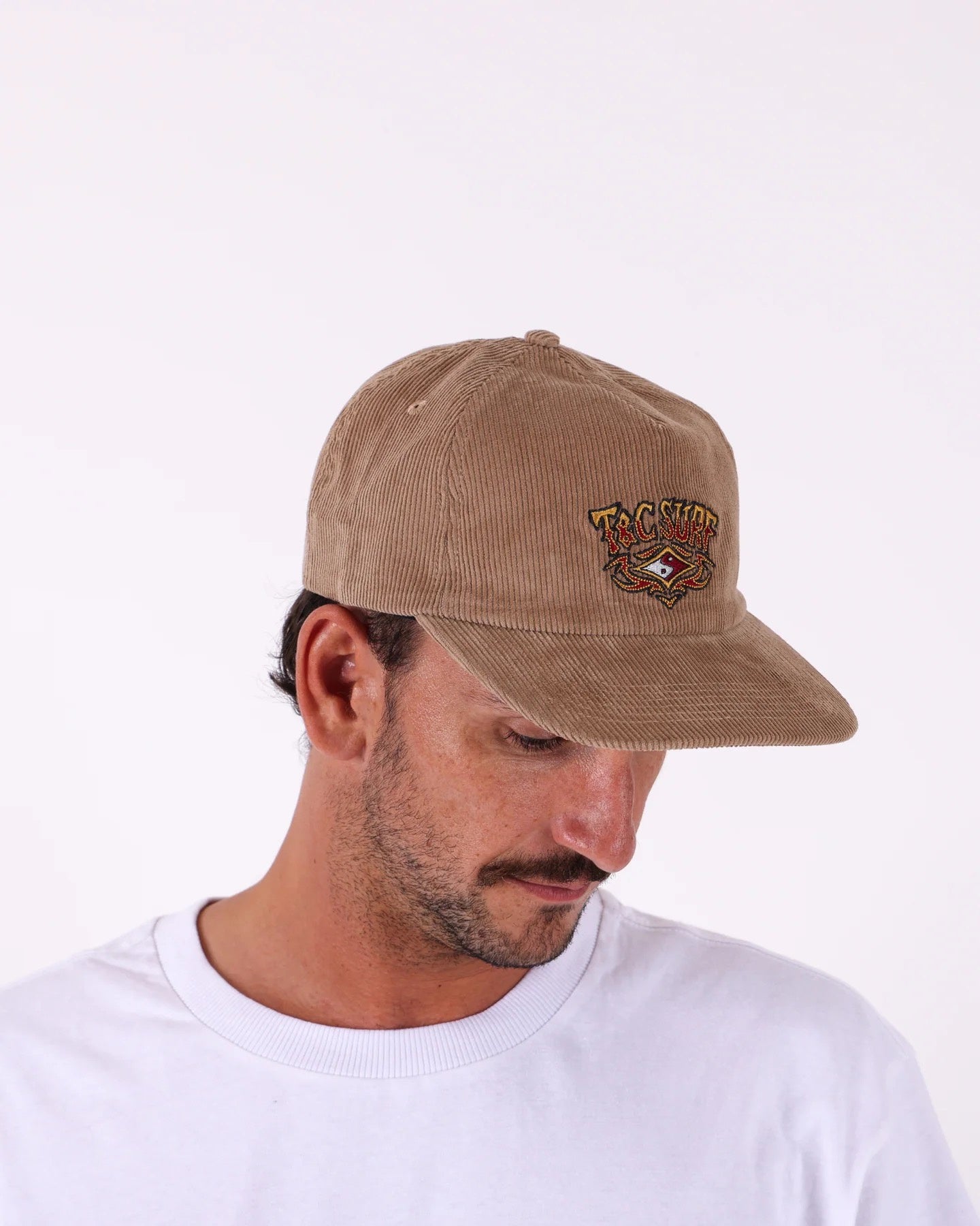 T&C Thrift Cord Cap Tan