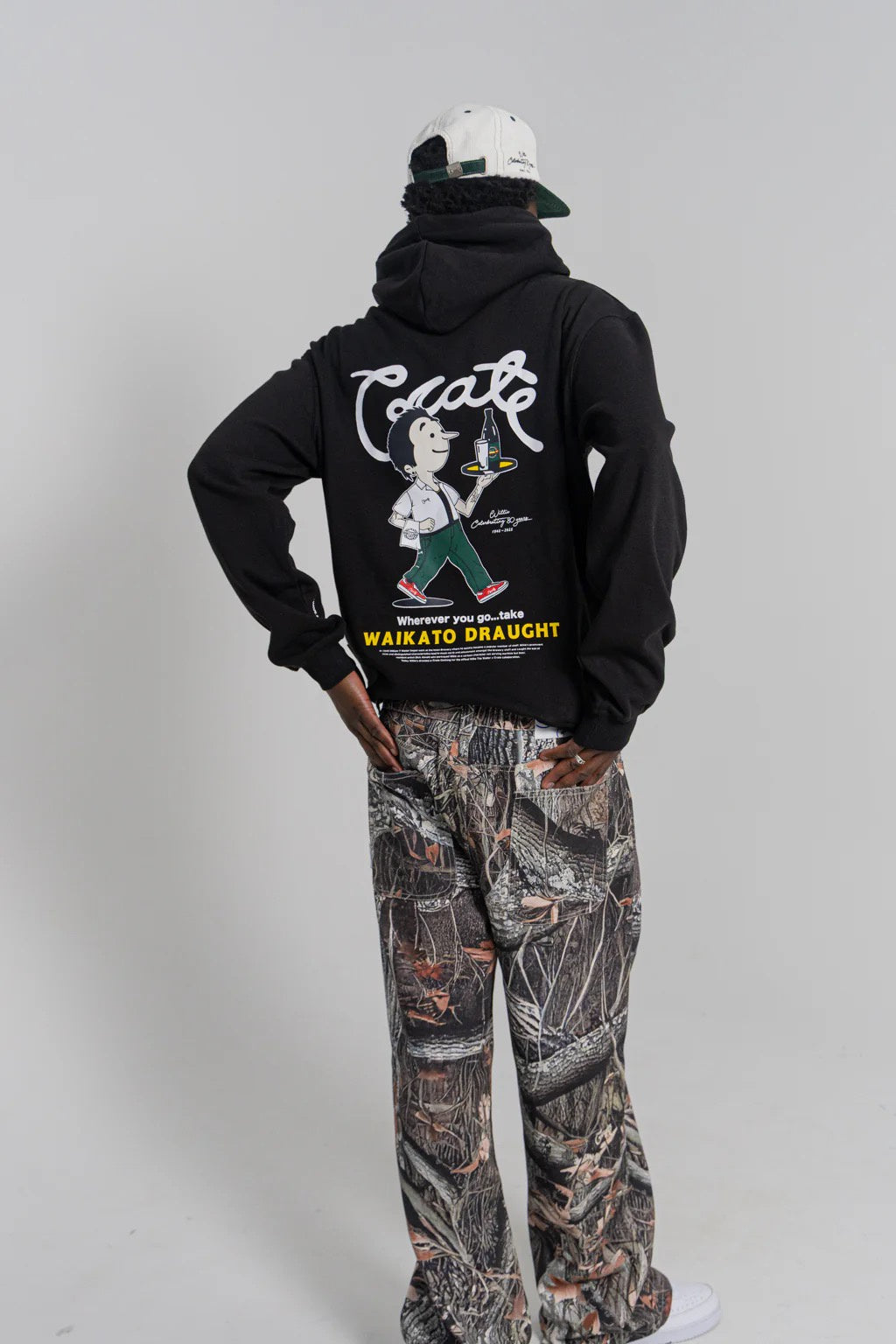Crate X Willie the Waiter Remix Hoodie Black