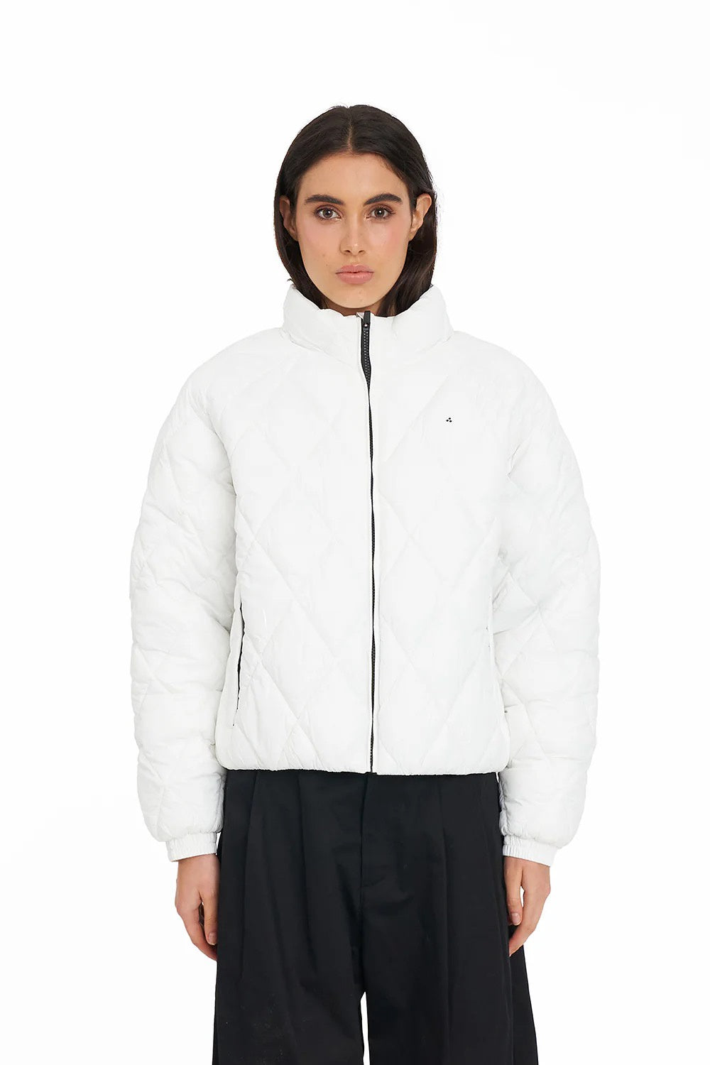 Huffer Quilted Loft Jacket White