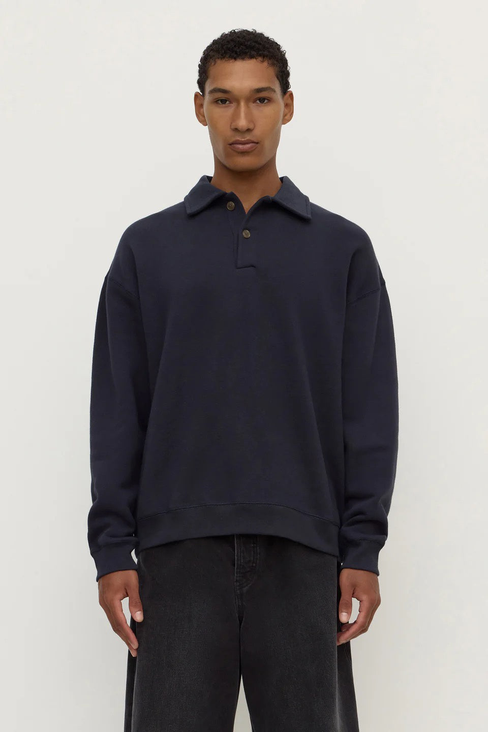 Assembly Newport Fleece Polo True Navy