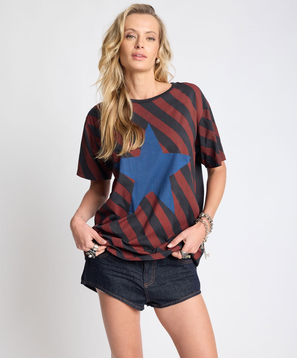 One Teaspoon Vintage Ziggy Star Boyfriend Tee