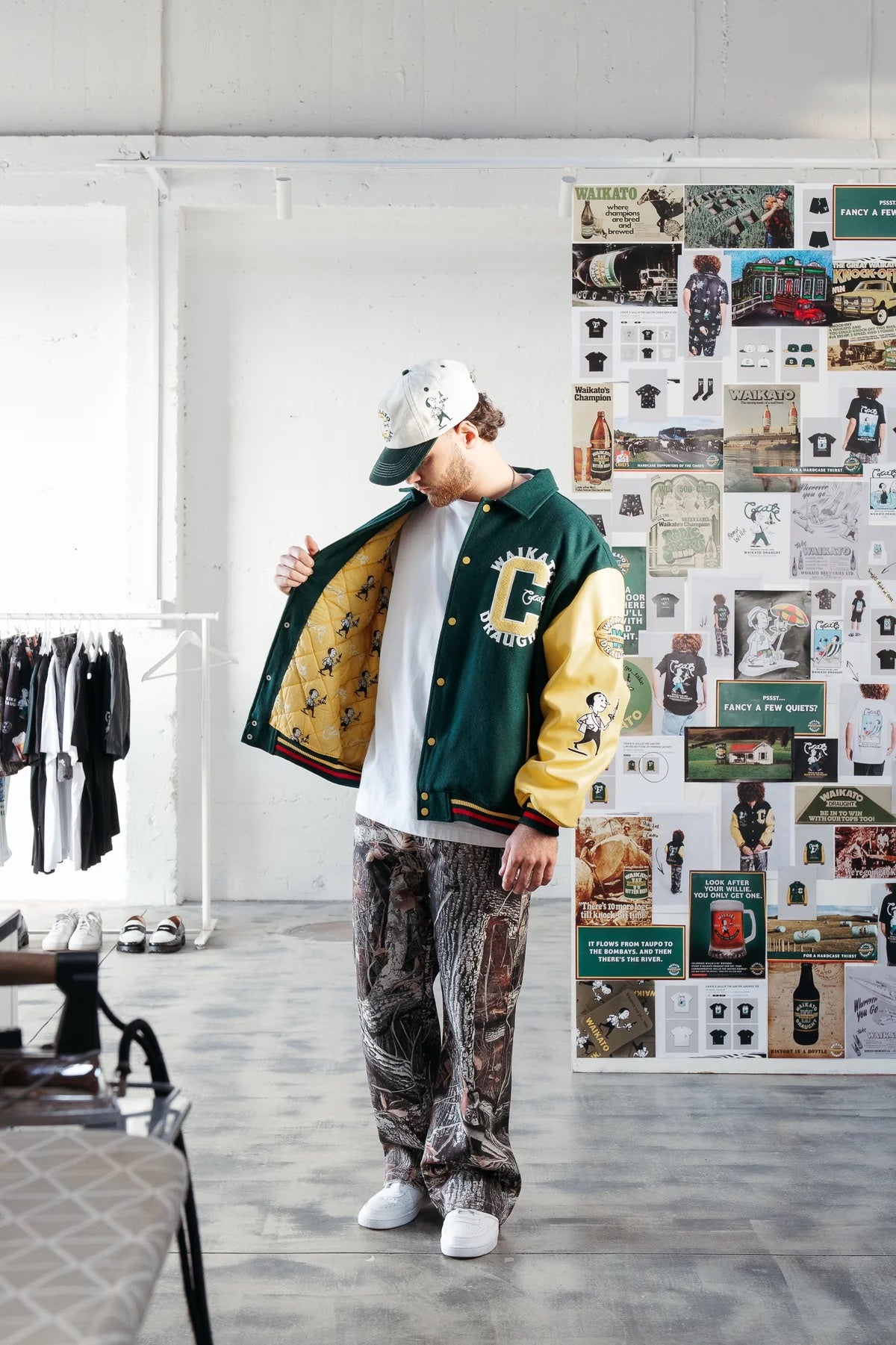 Crate X Willie The Waiter Limited Edition Letterman Jacket
