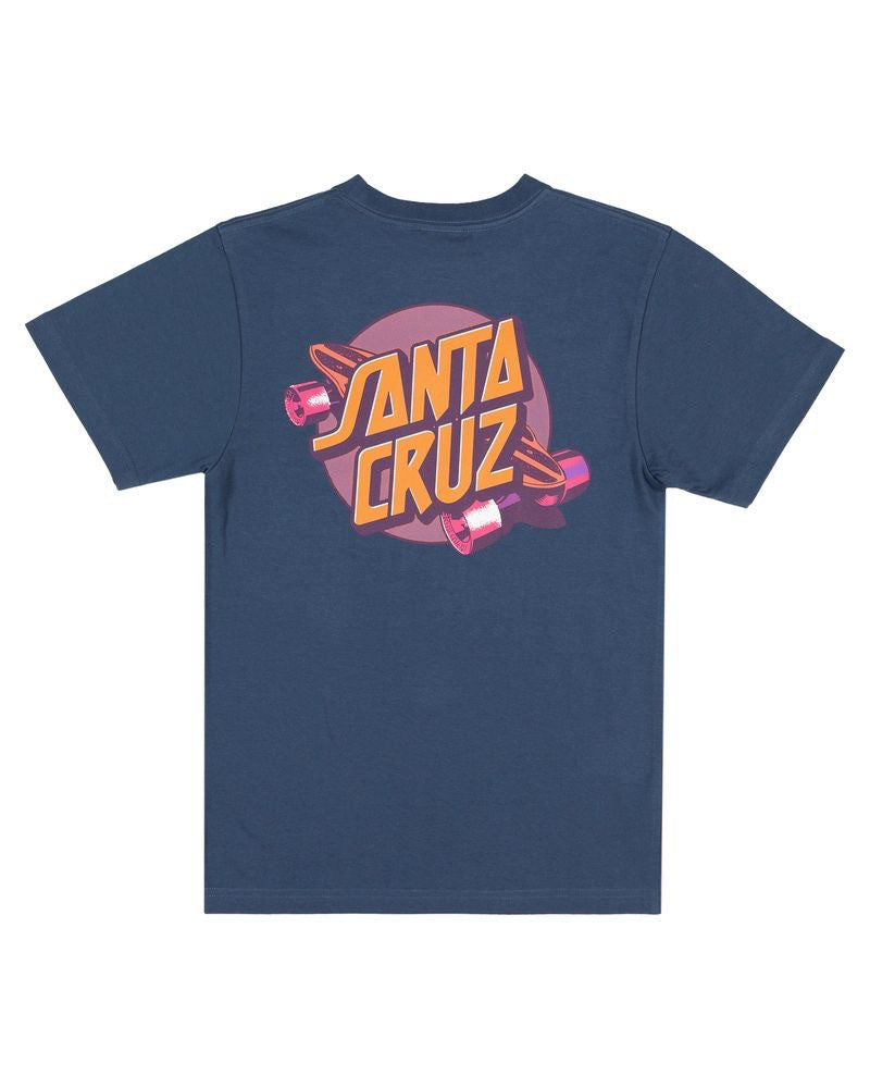 Santa Cruz Youth Summer 76 Tee Dark Blue