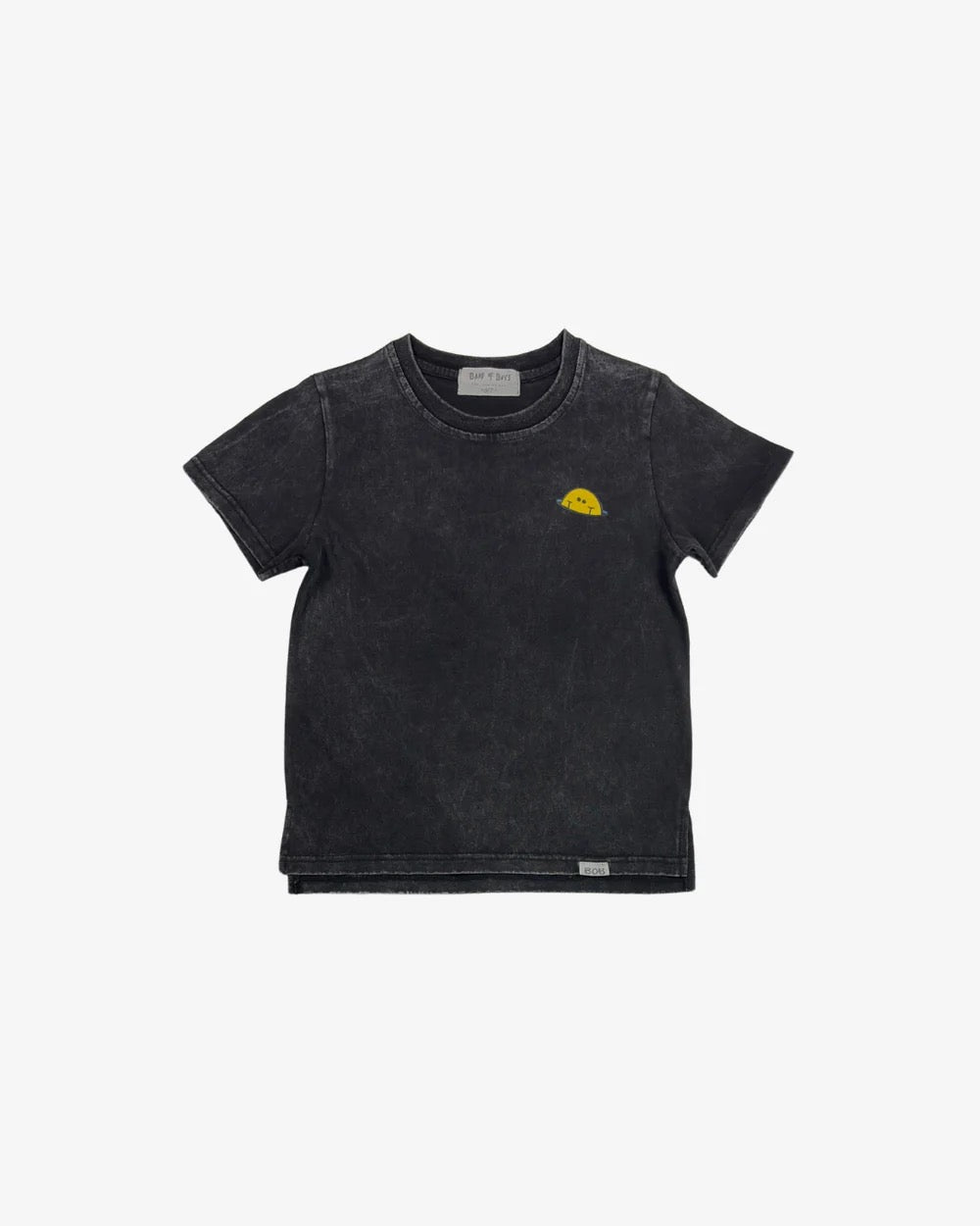 Band of Boys Black Wash Icon Smiley Tee