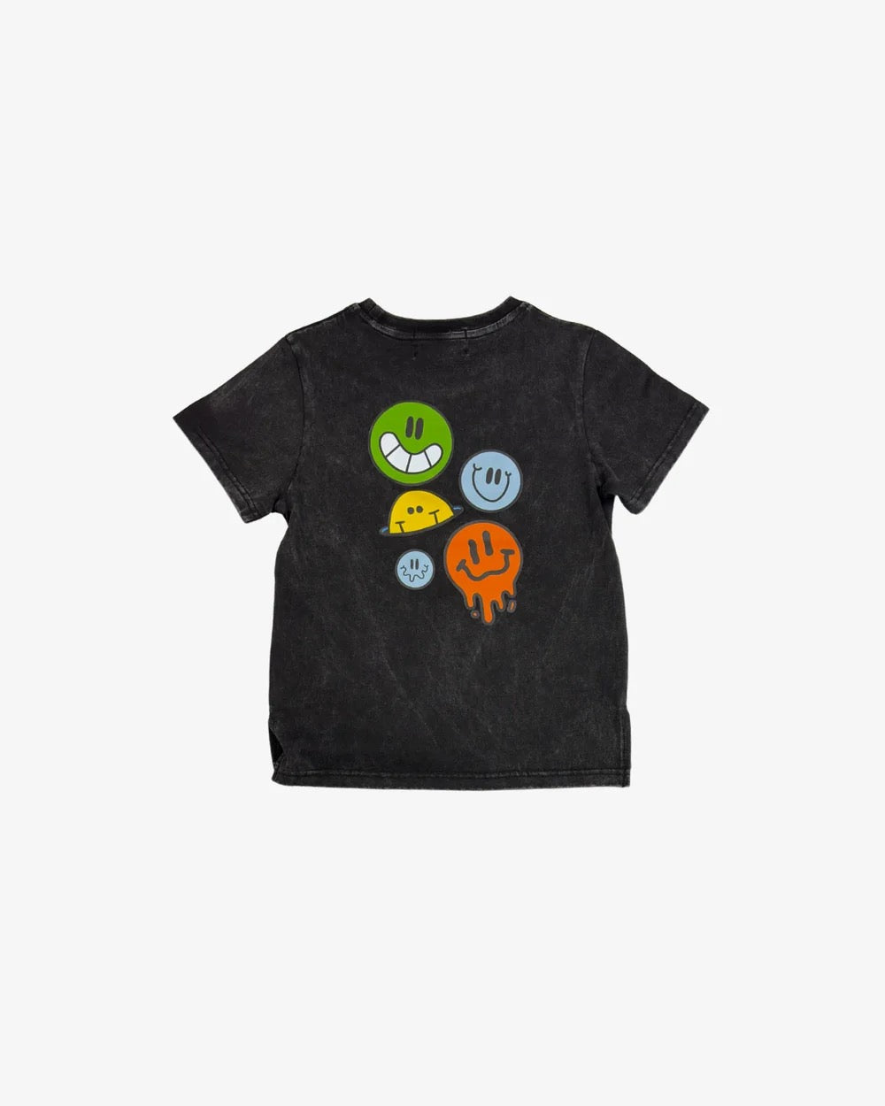 Band of Boys Black Wash Icon Smiley Tee