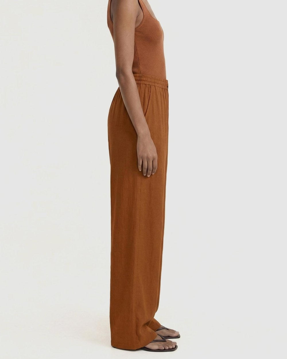 Staple the Label Solene Relaxed Pant Copper