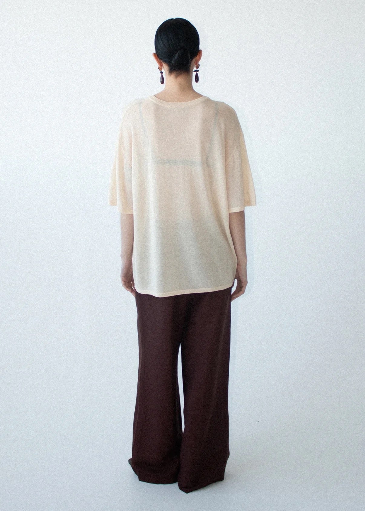 Staple the Label Orla Oversized Knit Tee White