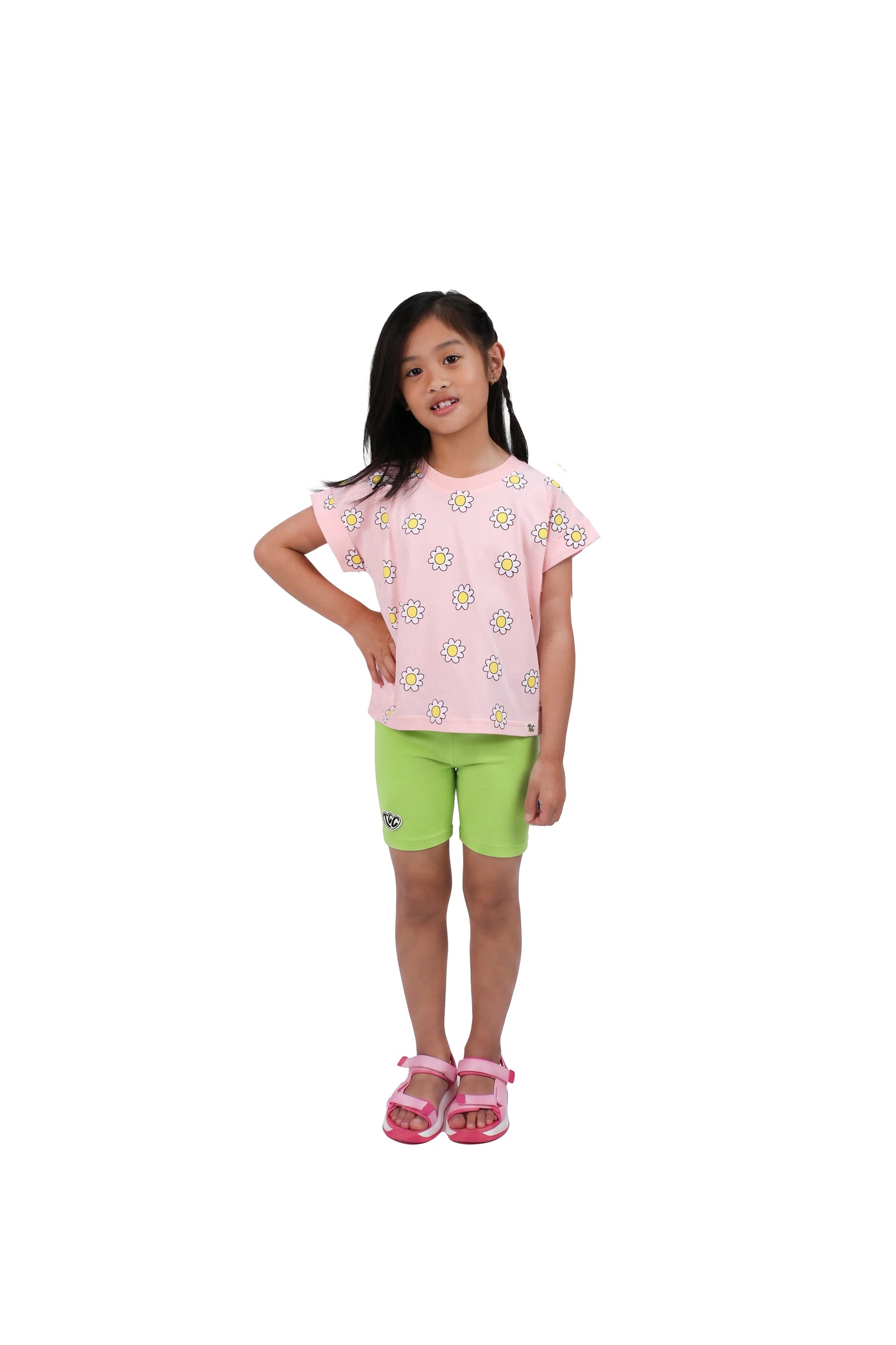 The Girl Club Green Bike Shorts