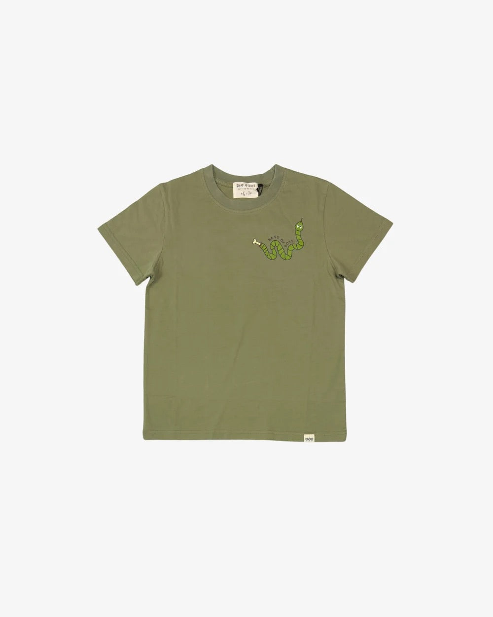 Band of Boys Green Wash Snakes Tee