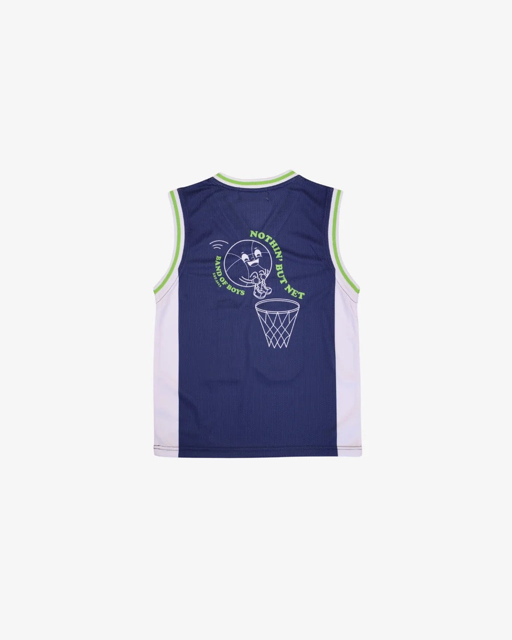 Band of Boys Navy/White BOB Slam Dunk Tank