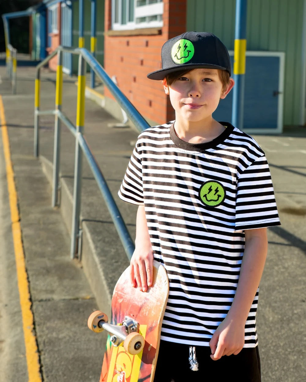 Band of Boys BOB Lightning Smiles Flat Peak Cap