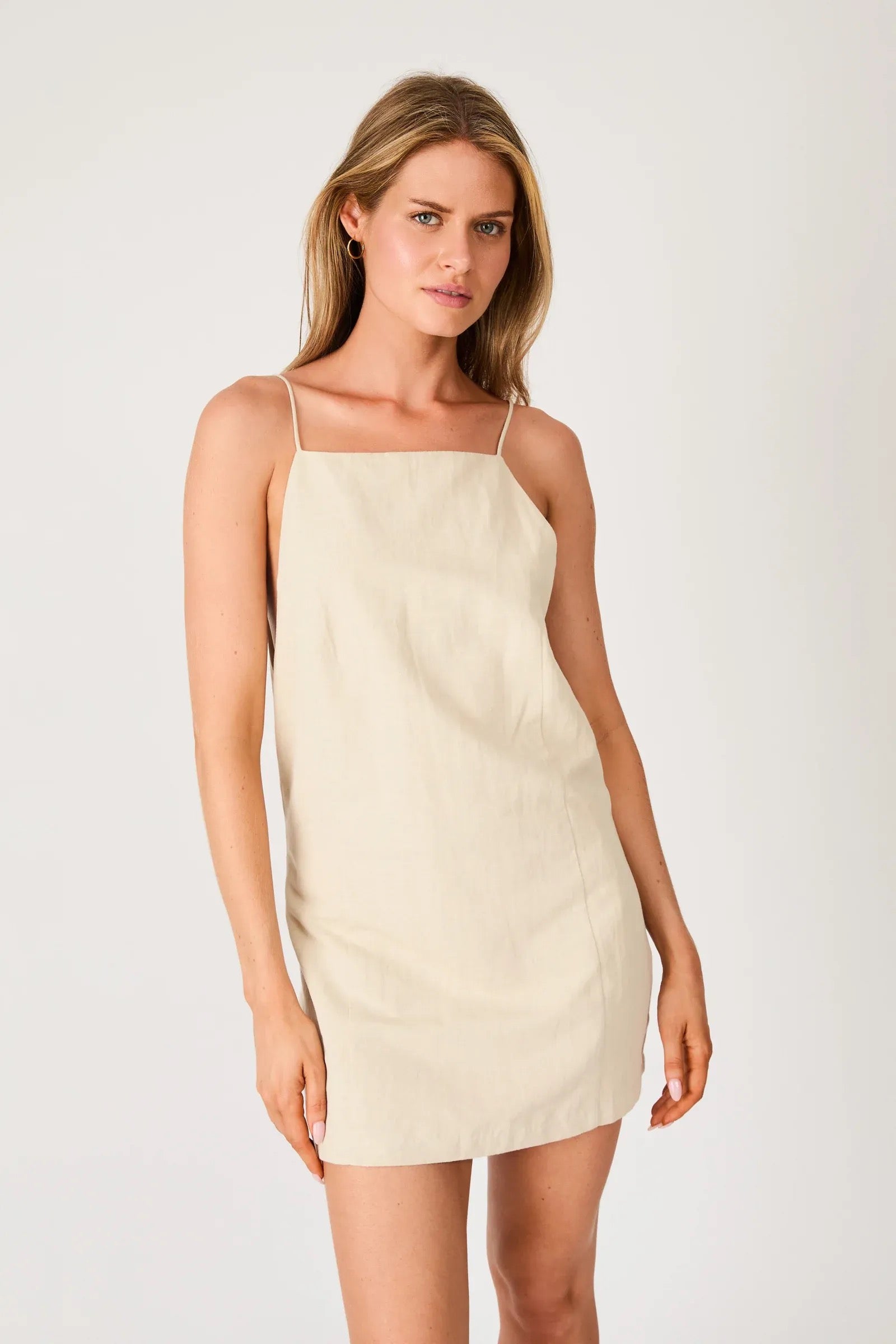 Rollas Wayland Mini Dress Natural