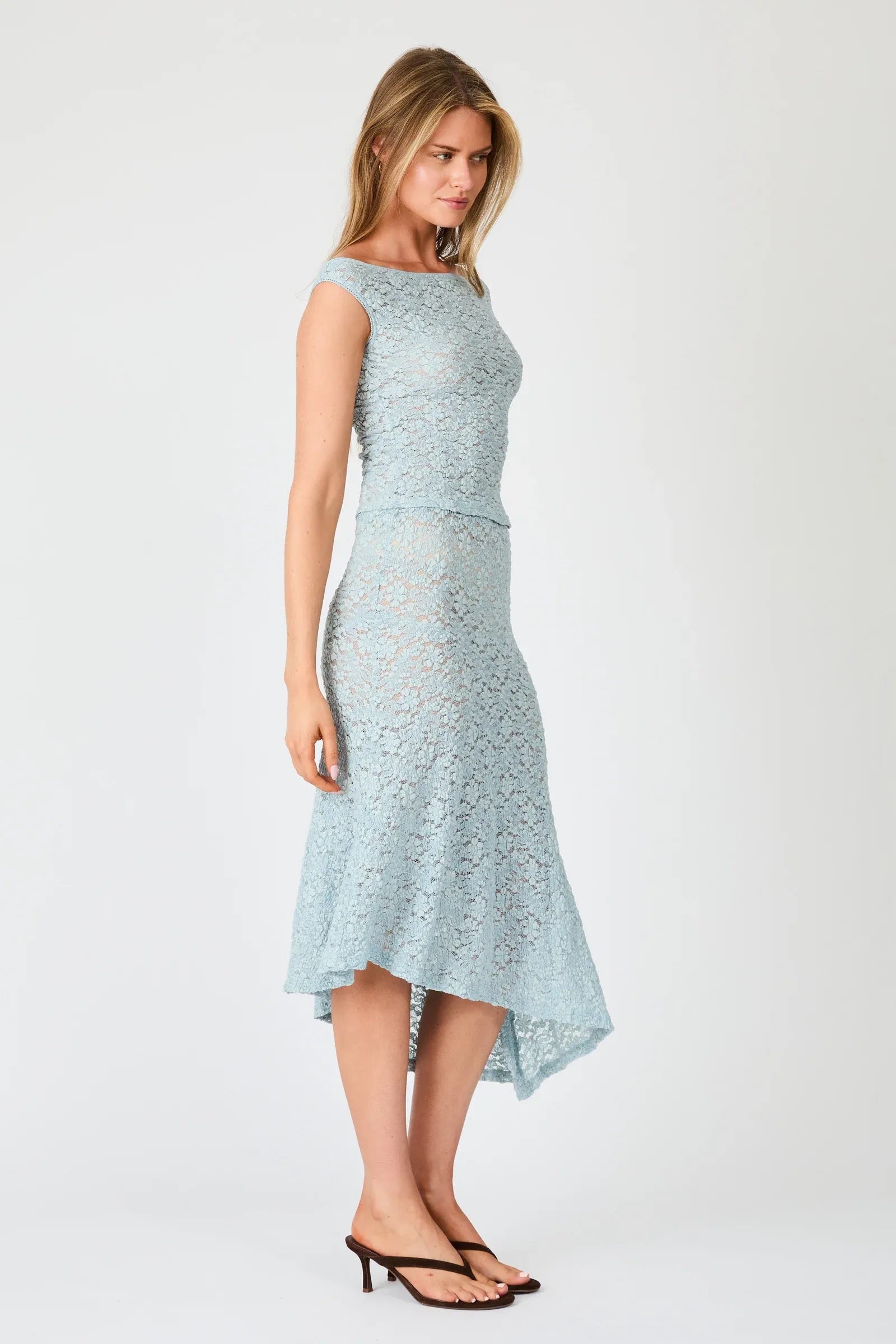 Rollas Fia Lace Top Mist