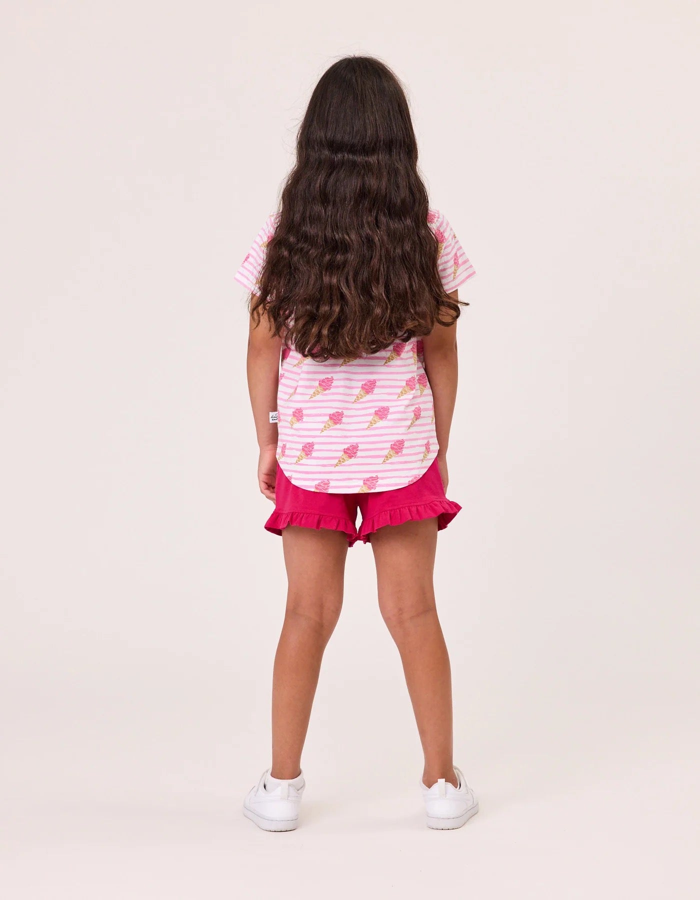 Kissed by Radicool Frill Short in Raspberry Pink