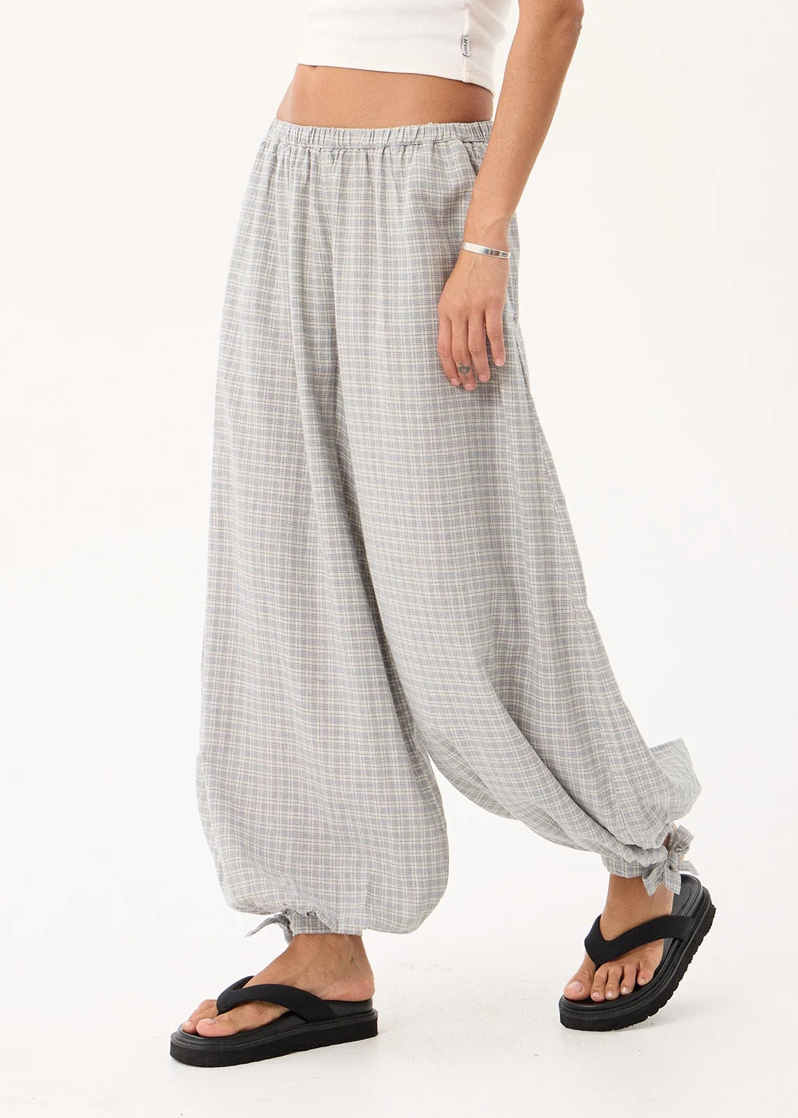 Afends Lyana - Balloon Pant Silver Birch