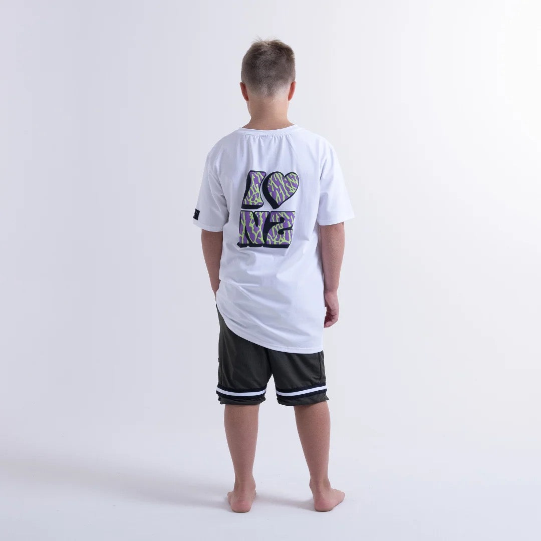 Hello Stranger I Love NZ Tee White
