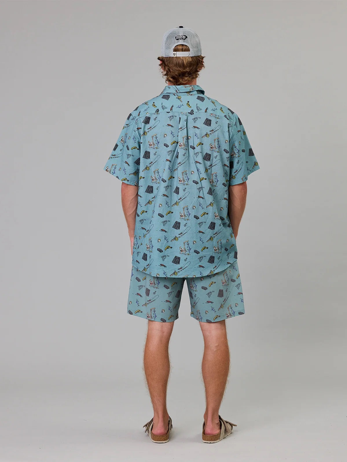 Just Another Fisherman Tipping the Scales Shorts Green