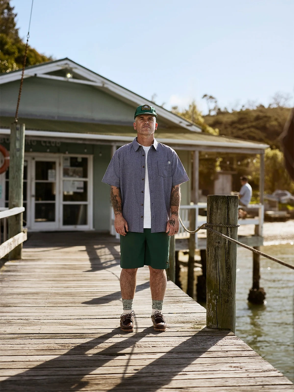 Just Another Fisherman Ballast SS Shirt Blue Check