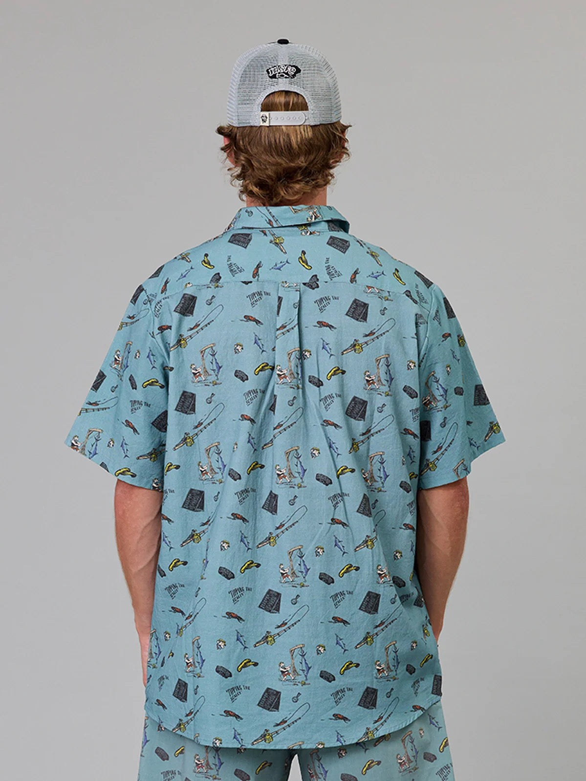 Just Another Fisherman Tipping the Scales SS Shirt Green