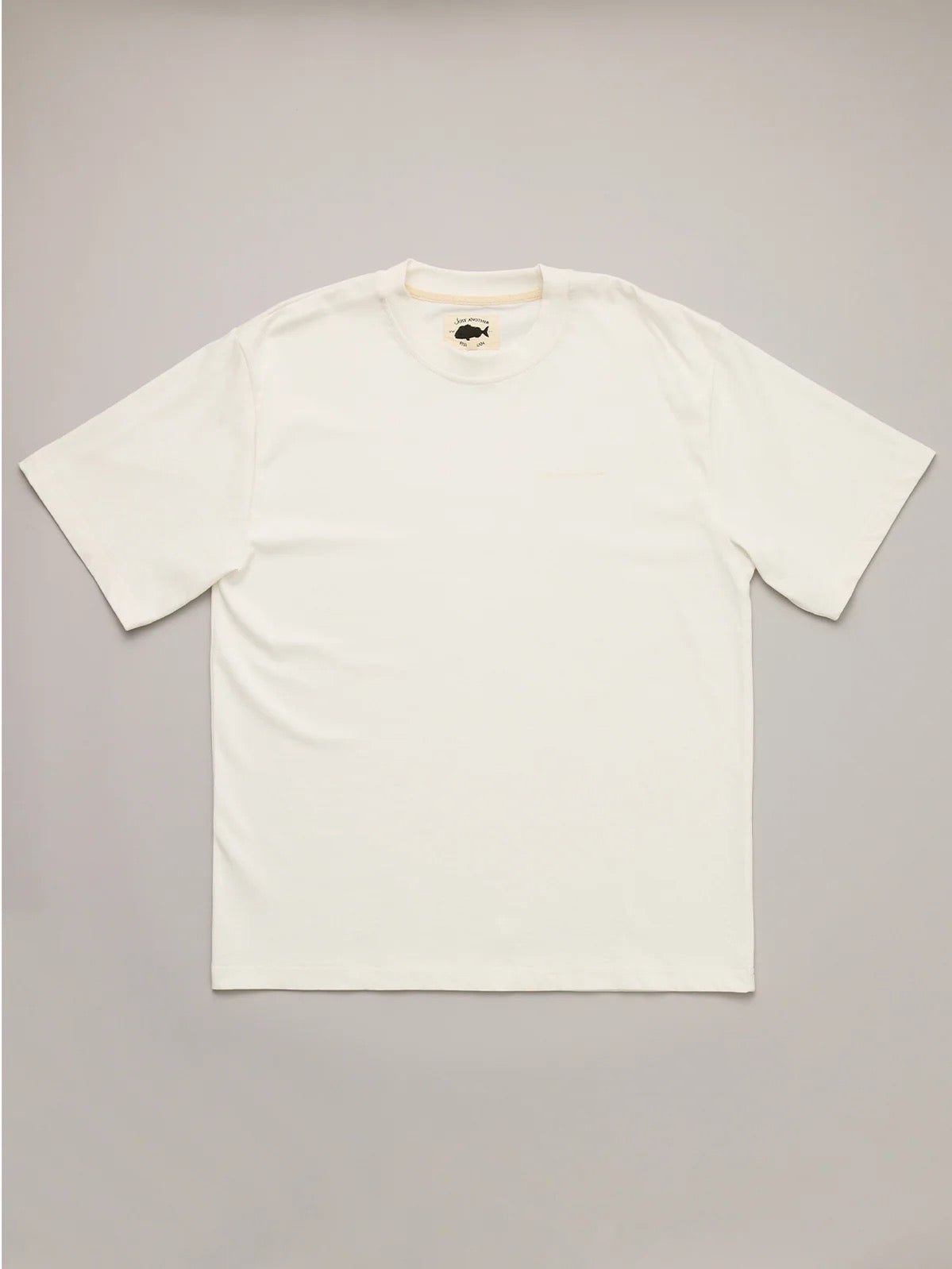 Just Another Fisherman Script Heavy Shore Tee White