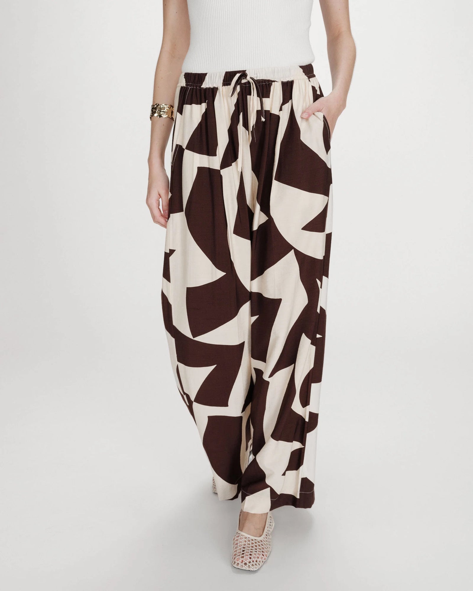 Grace & Mila Veni Pants Chocolat(Chocolate)