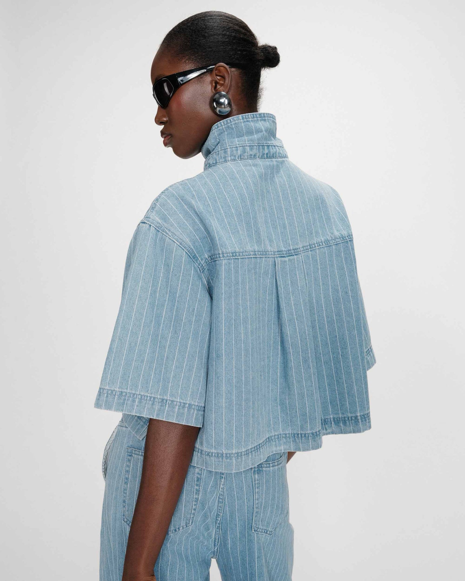 Grace & Mila Vita Shirt Striped Blue