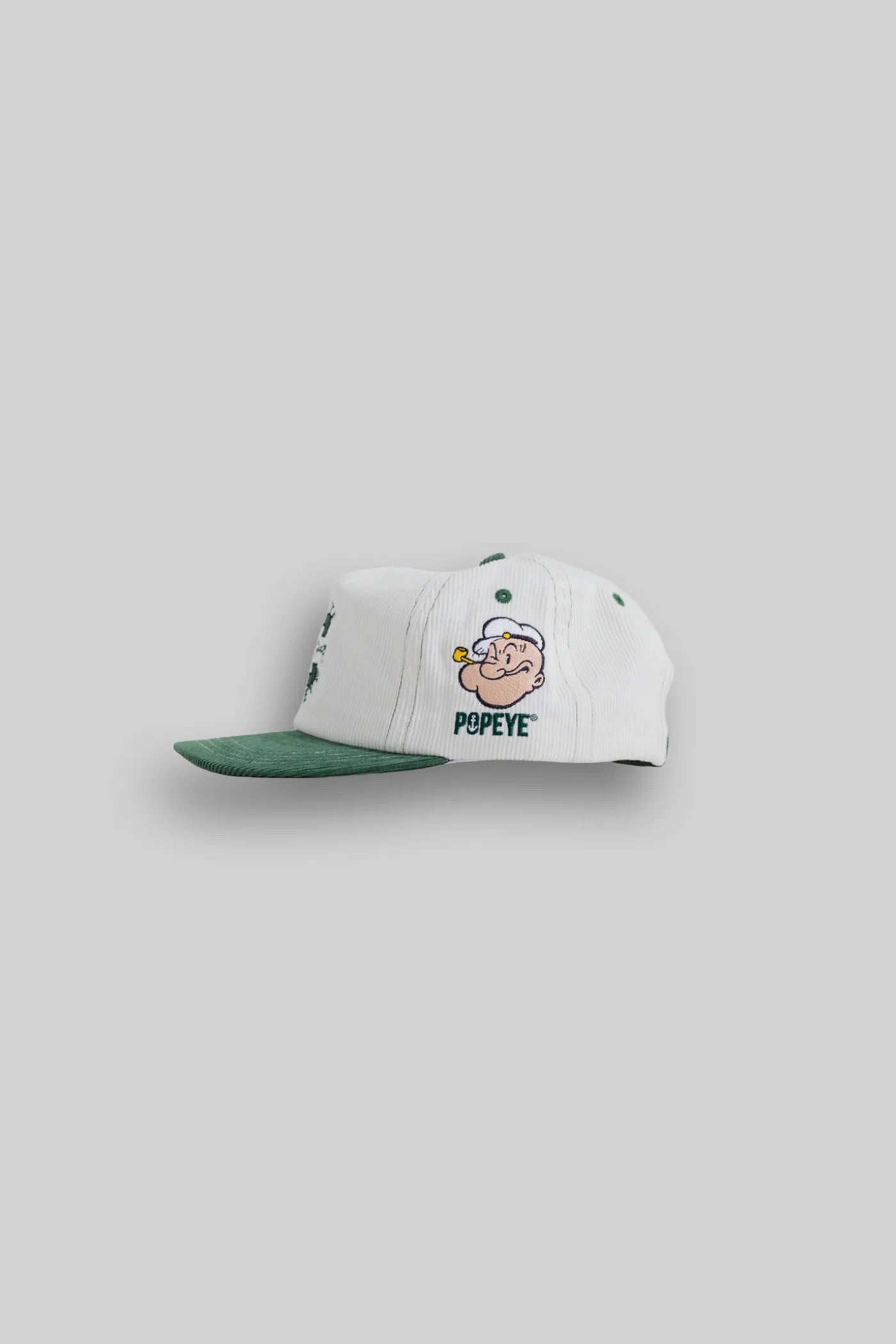 Crate X Popeye Cord Snapback White