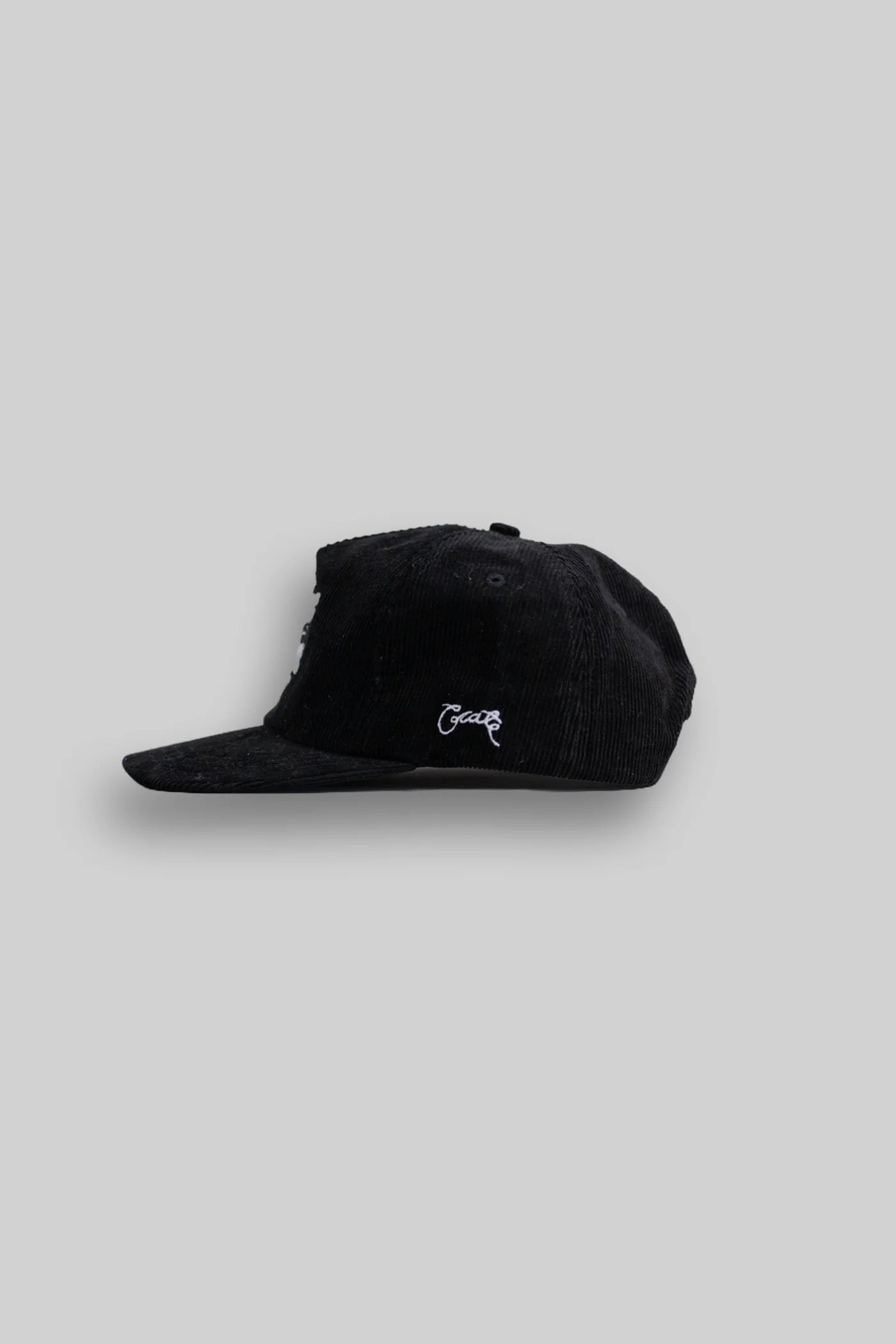 Crate Monogram Cord Snapback Black
