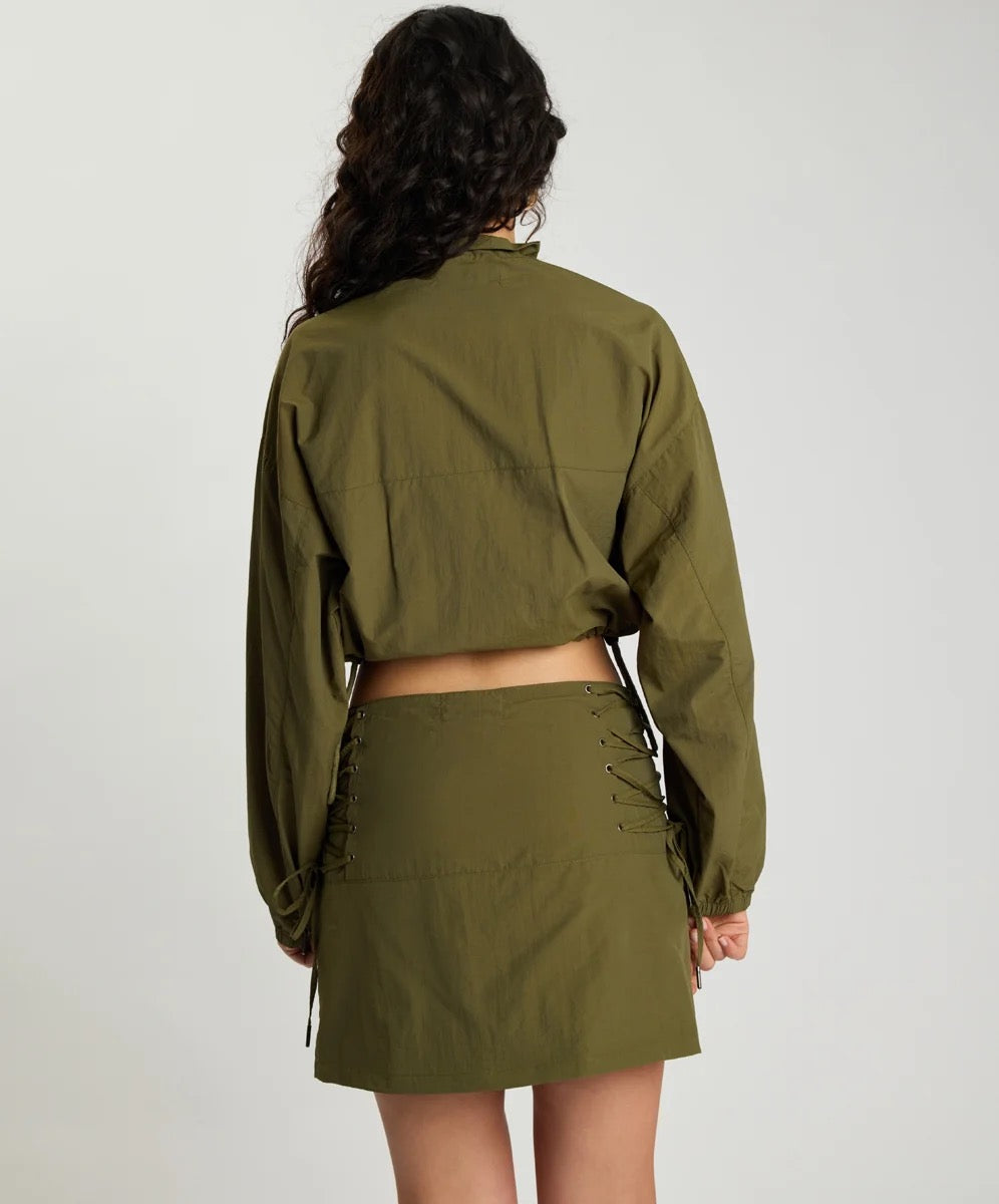 One Teaspoon Drift Utility Jacket Khaki