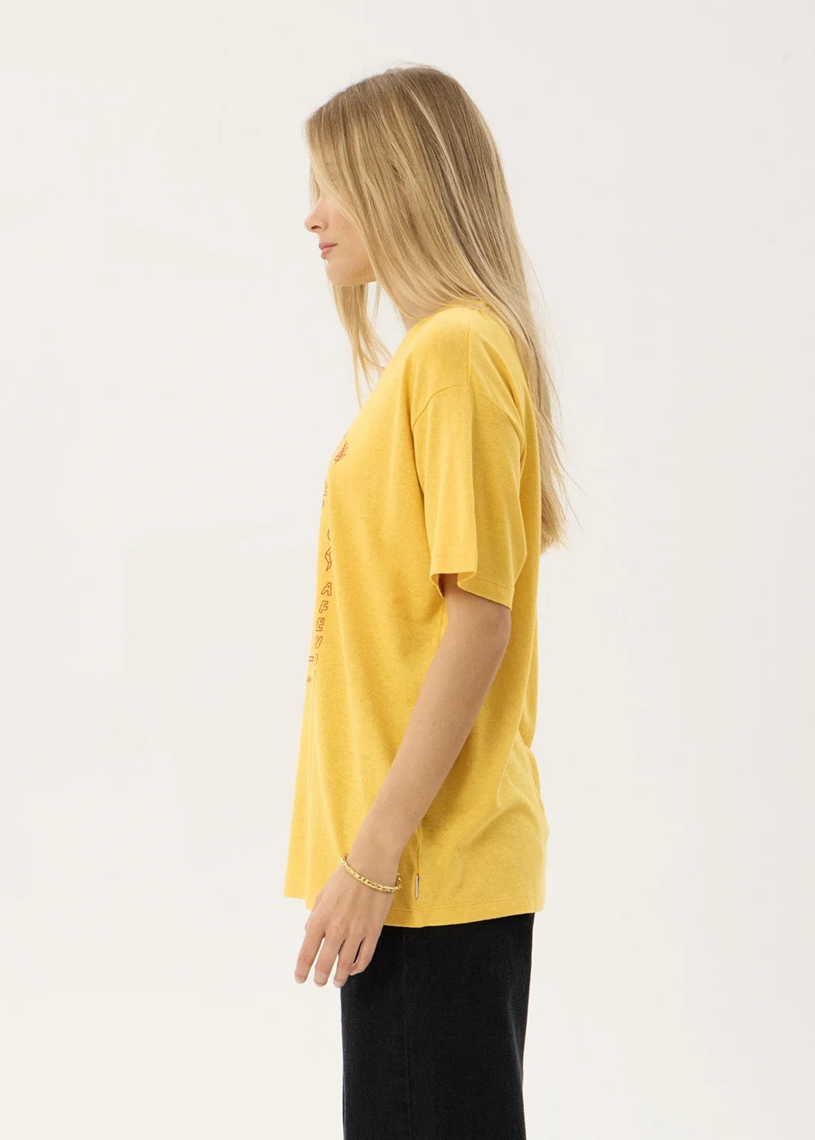 Afends Holly Oversized Tee Mango