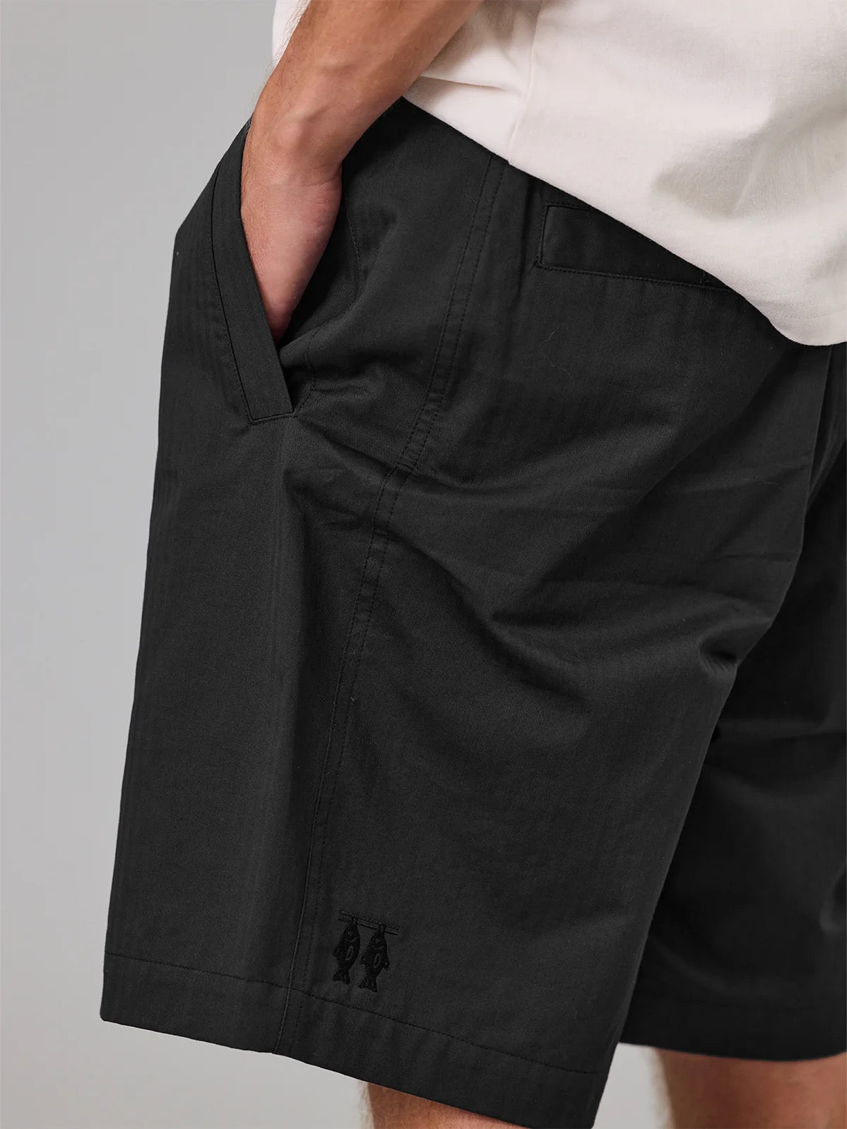 Just Another Fisherman Herring Shorts- Black
