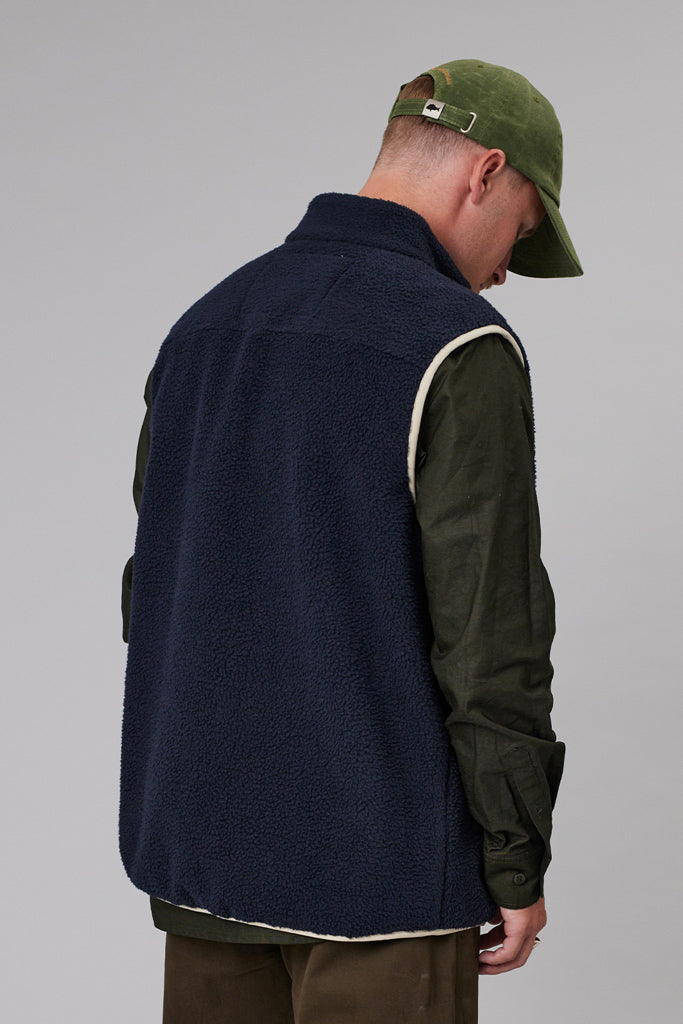 Just Another Fisherman J.A.F Gulf Vest Navy