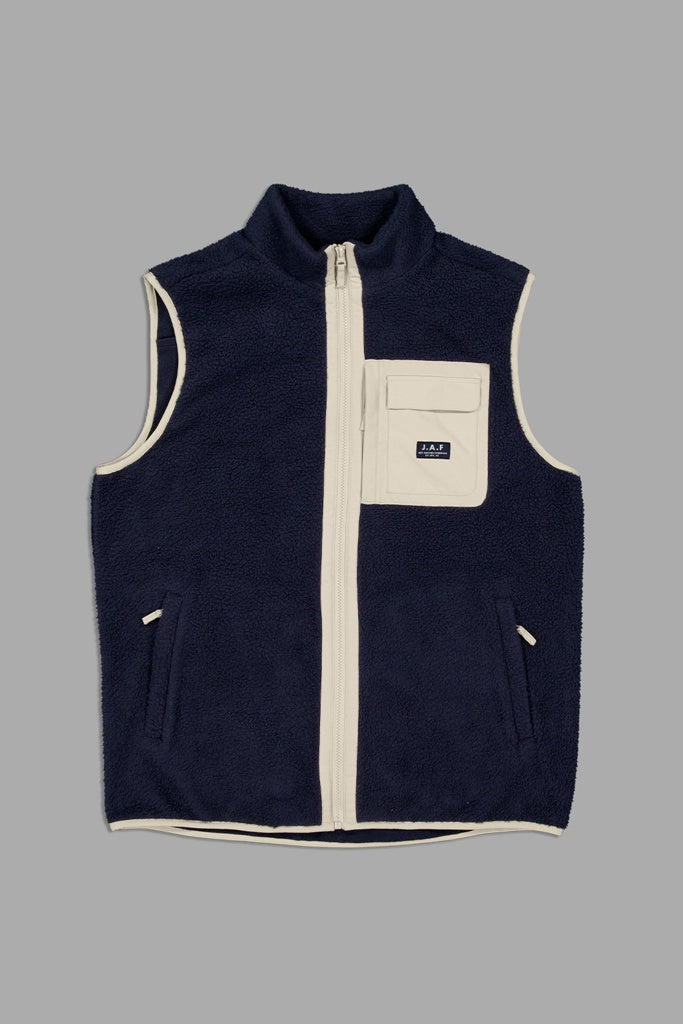 Just Another Fisherman J.A.F Gulf Vest Navy