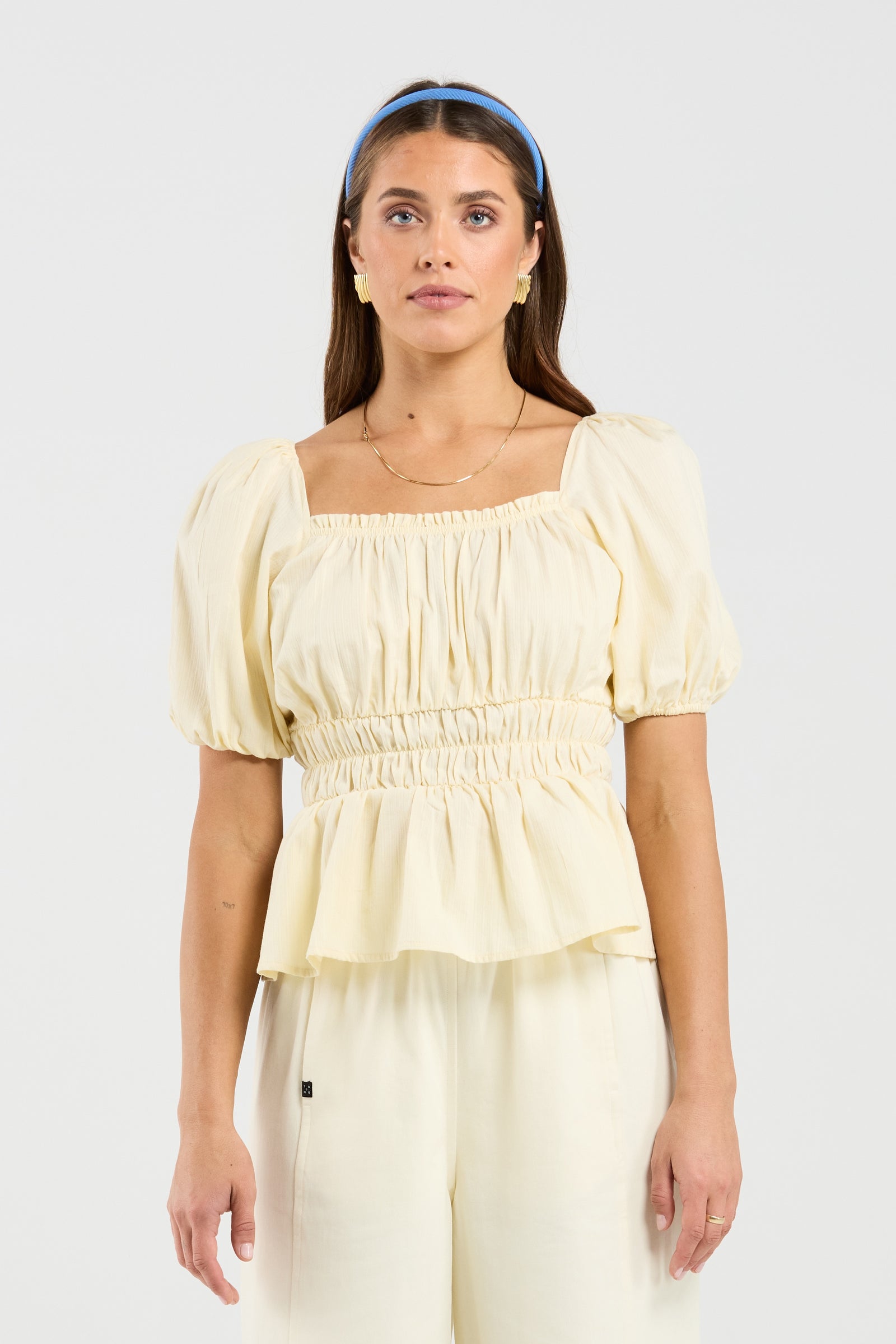 Thing Thing Lara Top - Vanilla