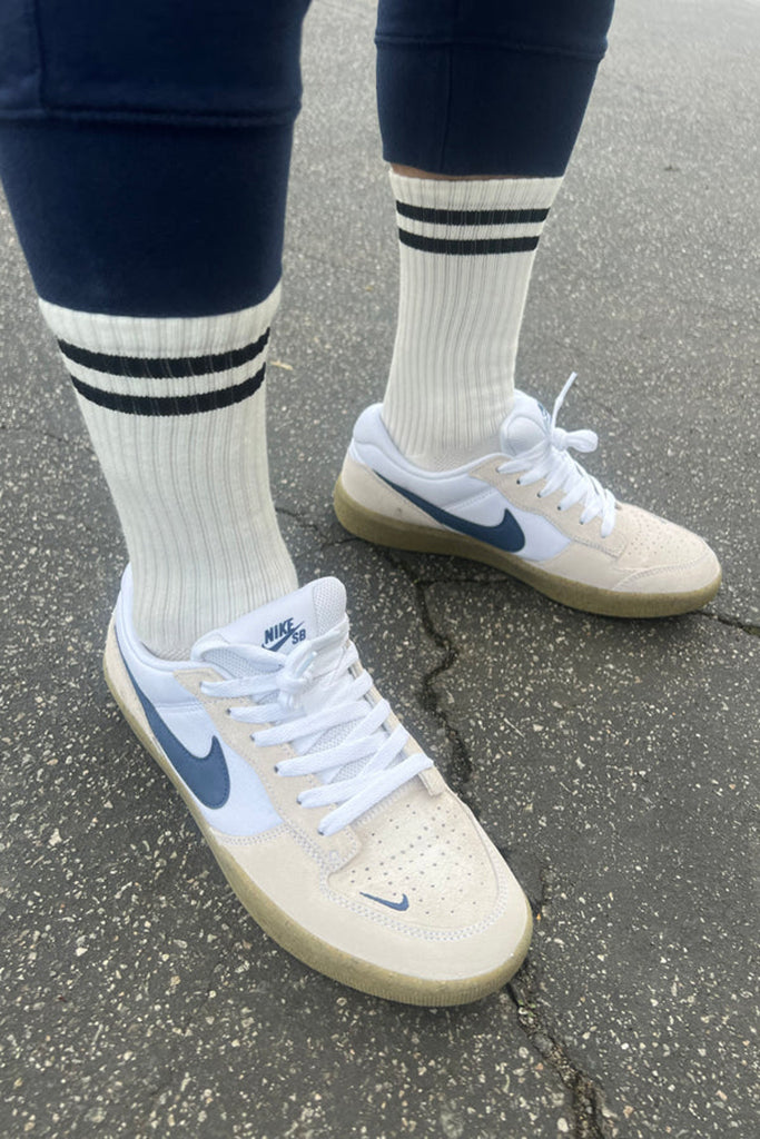 Le Bon Shoppe Extended Boyfriend Socks - Classic White