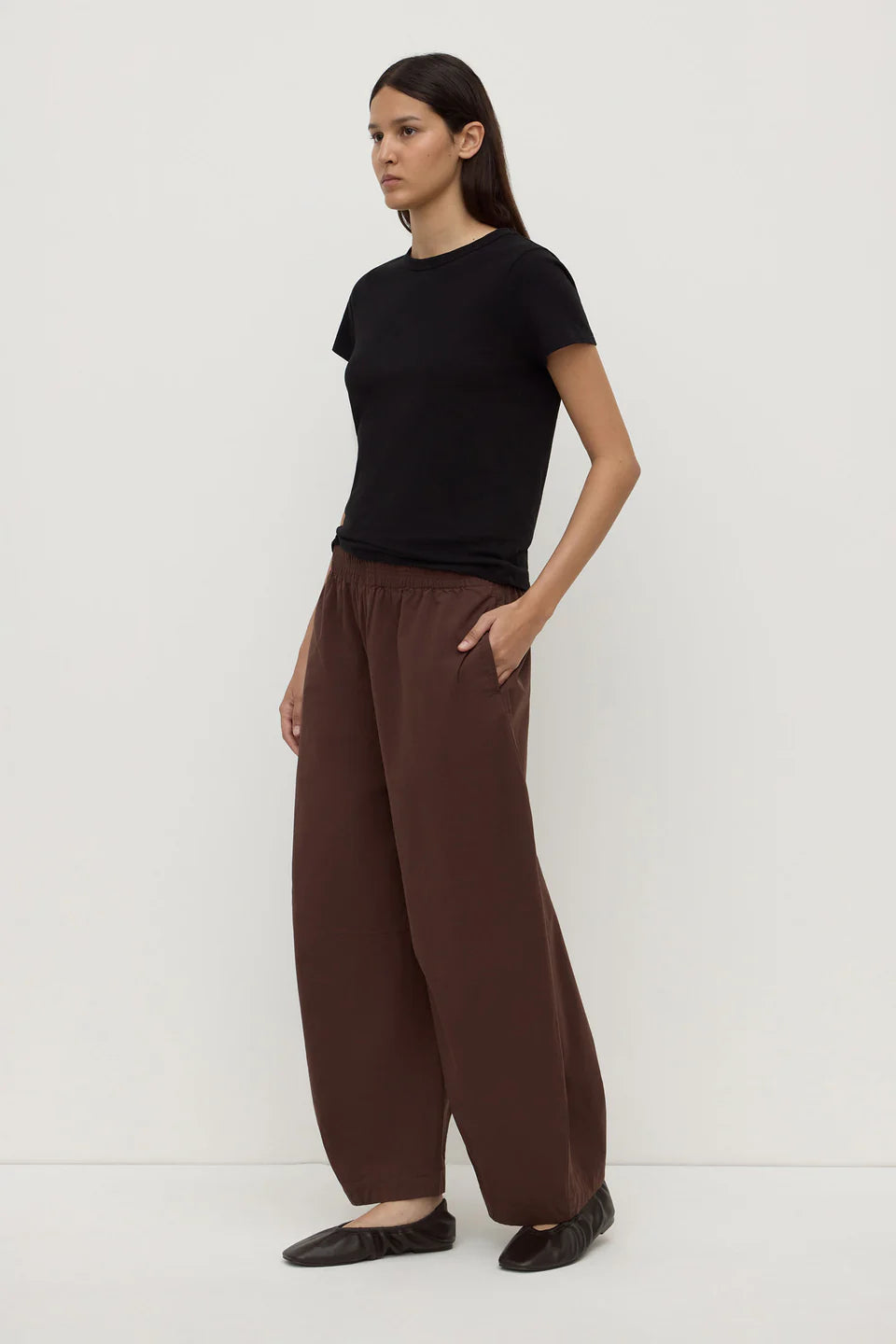 Assembly Lola Barrel Pant Ganache